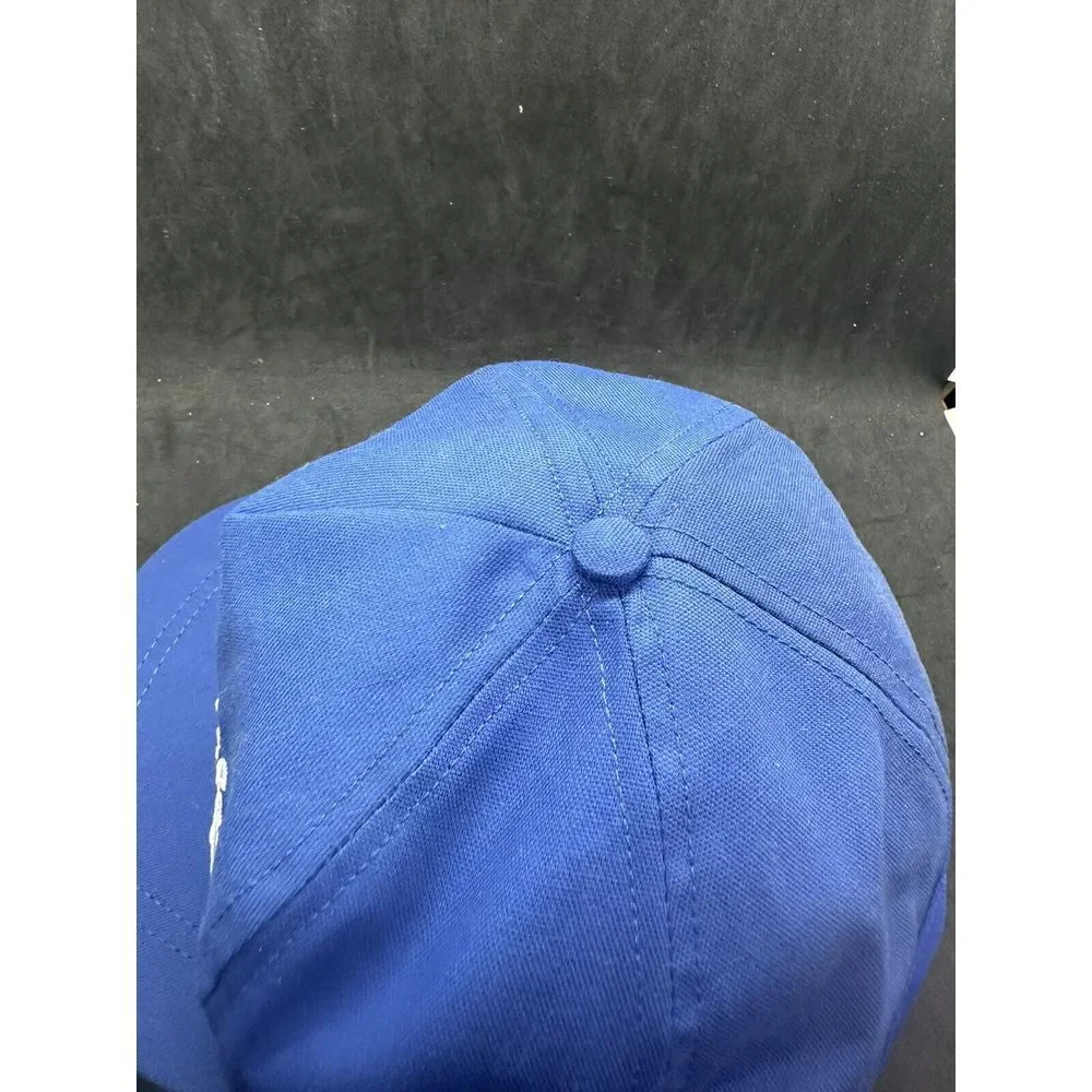 VINTAGE Blue Scottsdale Corded Hat  Cap Strap Back Made in‎ USA OSFA
